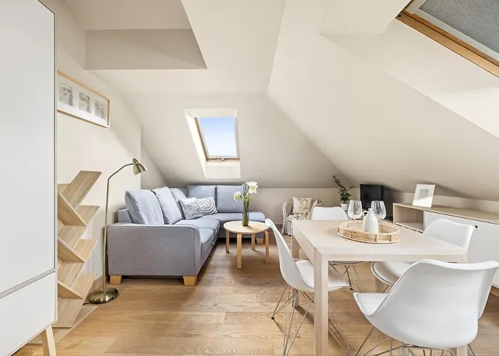 Lägenhet Sloneczne Apartamenty Pulaskiego 8 By Praia - 300 M Do Plazy